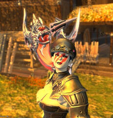 Sky enjoying Gridania.