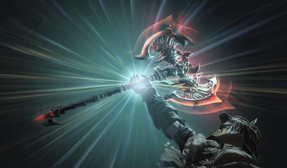 One of Sky's biggest accomplishments - earning the Warrior Zodiac weapon.