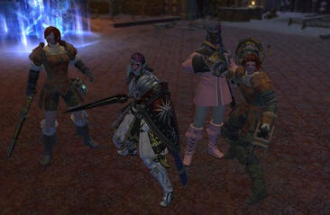 Sky in an all-femroe Light Party..