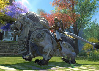 Sky's Battle Lion mount.
