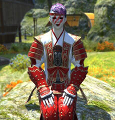 Sky meditating in Gridania.