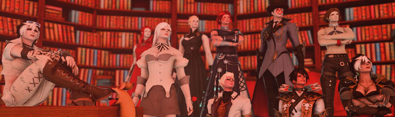 Touring Grim Mouse's themed house.