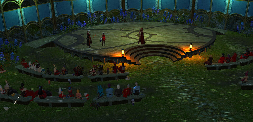 Sky's memorial service at Mih Khetto's Ampitheater.